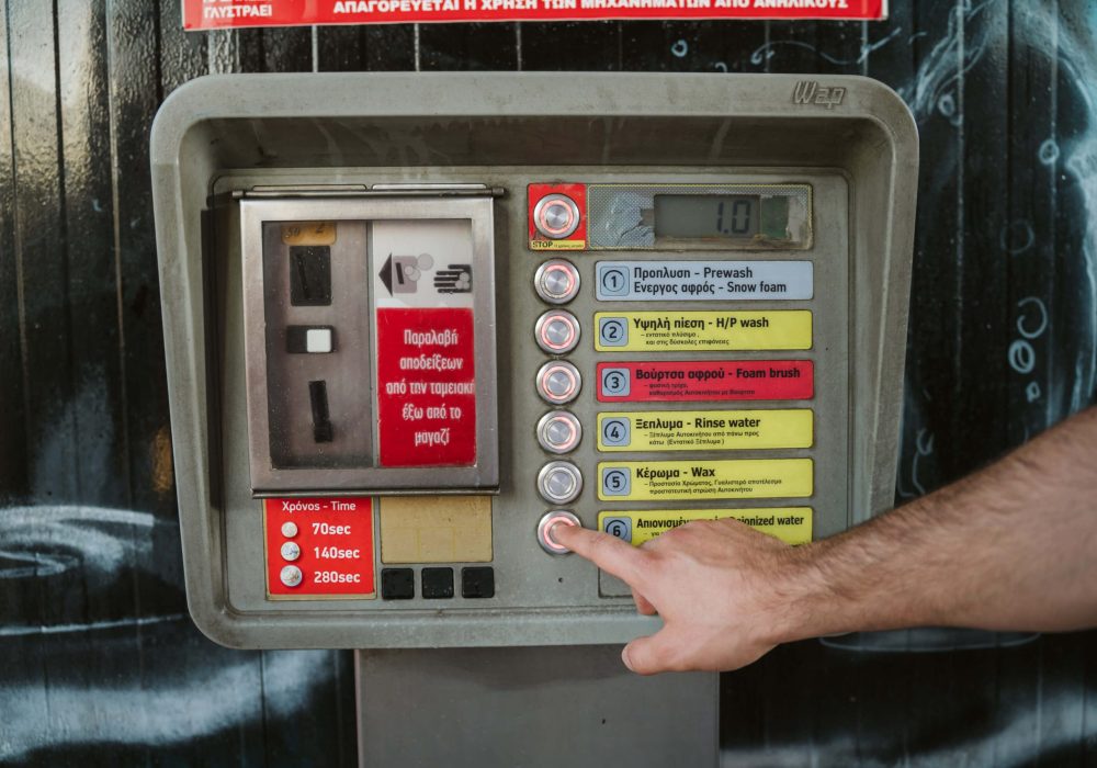 κερματοδεκτησ για επιλογη προγραμματοσ πλυσησ